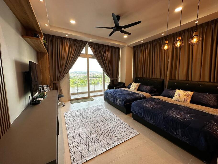A.R Homestay Riverine Condominium Kuching Exterior foto